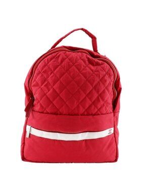 Chanel Quilted Nylon Red Backpack Daypack